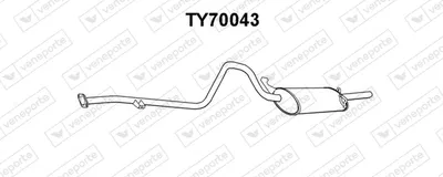 Silenciador posterior Toyota COROLLA Hatchback · Toyota COROLLA