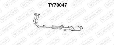 Presilenciador Toyota COROLLA · Toyota COROLLA FX Compact