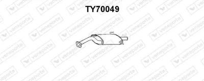 Silenciador posterior Toyota COROLLA · Toyota COROLLA FX Compact