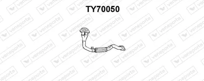 Tubo de escape VENEPORTE TY70050