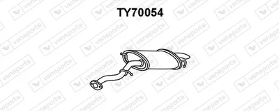 Silenciador posterior VENEPORTE TY70054