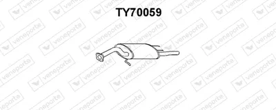 Silenciador posterior Toyota COROLLA