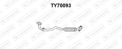 Tubo de escape VENEPORTE TY70093