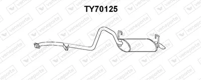Silenciador posterior Toyota CARINA III Estate