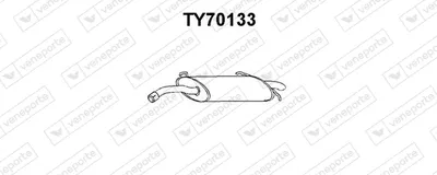 Silenciador posterior Toyota CARINA IV