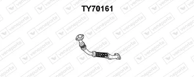 Tubo de escape VENEPORTE TY70161