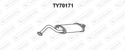 Silenciador posterior Toyota COROLLA