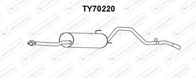 Silenciador posterior Toyota HILUX V Pickup