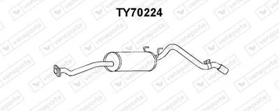 Silenciador posterior Toyota HILUX IV Pickup