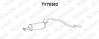 Silenciador posterior Toyota HILUX VI Pickup