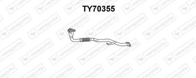 Tubo de escape VENEPORTE TY70355