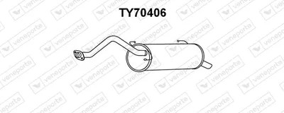 Silenciador posterior Toyota PREVIA I