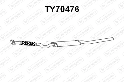 Presilenciador Toyota CARINA E VI Saloon · Toyota CARINA E VI · Toyota CARINA E VI Sportswagon
