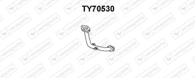 Tubo de escape VENEPORTE TY70530