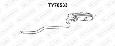 Silenciador posterior Toyota COROLLA · Toyota COROLLA Liftback · Toyota COROLLA Compact