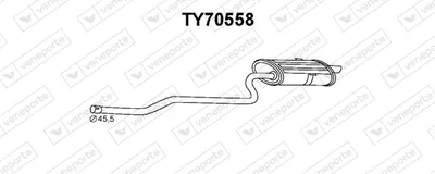 Silenciador posterior Toyota COROLLA Liftback · Toyota COROLLA Compact