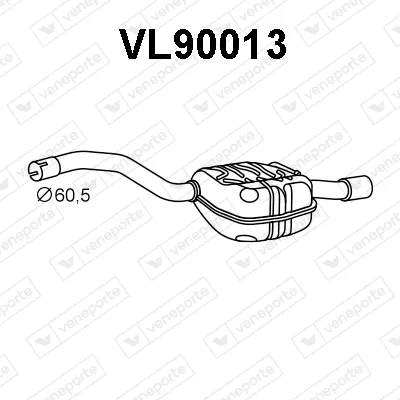 Silenciador posterior Volvo V70 III · Volvo XC70 II