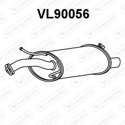 Silenciador posterior Volvo S40 I · Volvo V40 Estate