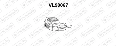 Silenciador posterior Volvo S60 I