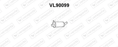 silenciador del medio Volvo 240 · Volvo 240 Kombi · Volvo 260 Estate