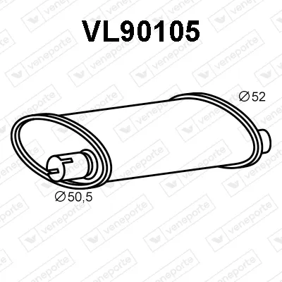 Silenciador posterior Volvo 940 · Volvo 940 II · Volvo 940 II Estate
