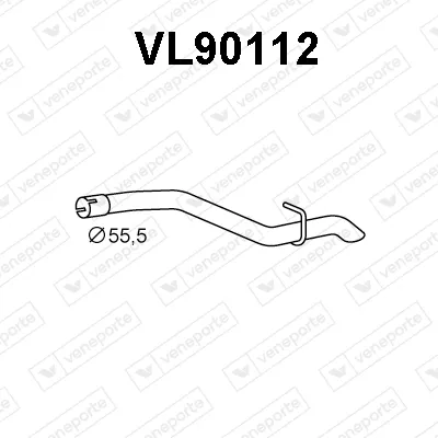 Tubo de escape Volvo S40 II · Volvo V50