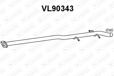 Tubo de escape Volvo V70 II