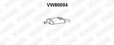 Silenciador posterior Vw PASSAT B2 · Vw PASSAT B2 Variant · Vw PASSAT B2 Saloon
