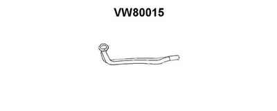 Tubo de escape VENEPORTE VW80015