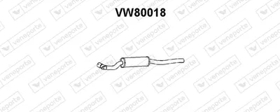 Presilenciador Vw PASSAT B2 Variant
