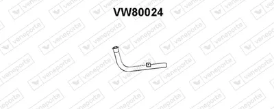 Tubo de escape Audi 50 · Vw POLO · Vw POLO II
