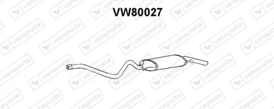 Silenciador posterior Vw SCIROCCO