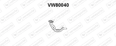 Tubo de escape Vw JETTA I · Vw SCIROCCO · Vw DERBY