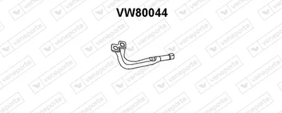 Tubo de escape Vw DERBY · Vw POLO Coupe