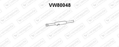 Presilenciador Vw DERBY · Vw POLO Coupe