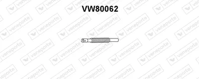 Tubo de escape Vw GOLF II · Vw JETTA II
