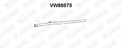 Tubo de escape VENEPORTE VW80075