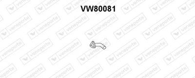 Tubo de escape Vw TRANSPORTER T3 Bus