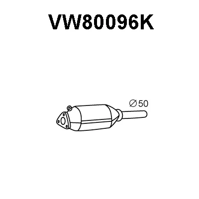 Catalizador VENEPORTE VW80096K