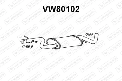 Presilenciador Seat ALTEA · Seat LEON · Seat ALTEA XL