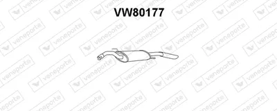Silenciador posterior Vw PASSAT B3/B4 · Vw PASSAT B3/B4 Variant