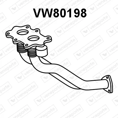 Tubo de escape Vw CORRADO