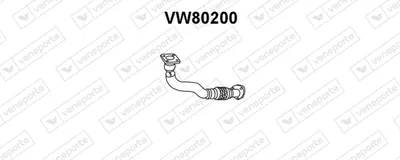 Tubo de escape Vw PASSAT B3/B4 · Vw PASSAT B3/B4 Variant · Vw GOLF III Cabriolet