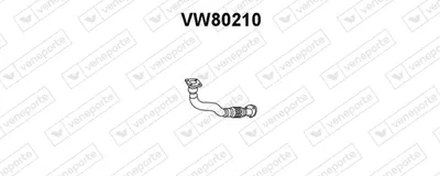 Tubo de escape Seat TOLEDO I