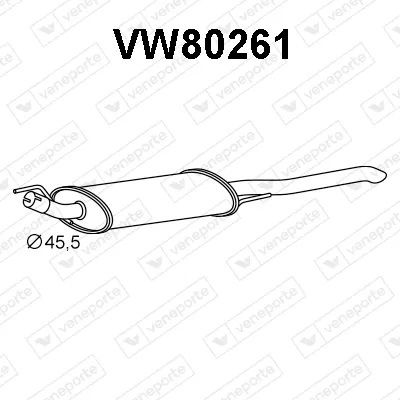 Silenciador posterior Vw VENTO