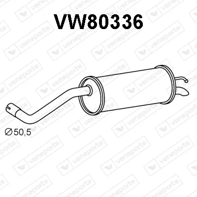 Silenciador posterior Seat IBIZA IV · Seat IBIZA IV SC · Seat IBIZA IV ST