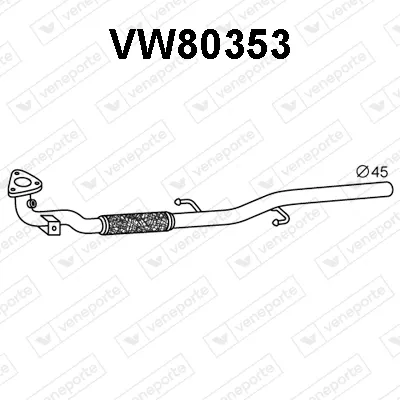 Tubo de escape Seat IBIZA III · Seat CORDOBA · Vw POLO IV
