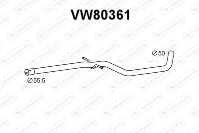 Tubo de escape Audi A3 · Audi A3 Sportback · Seat ALTEA