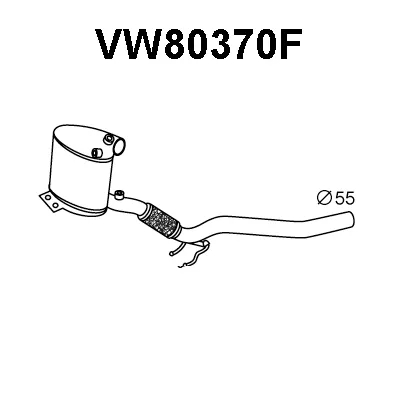 Filtro de partículas VENEPORTE VW80370F