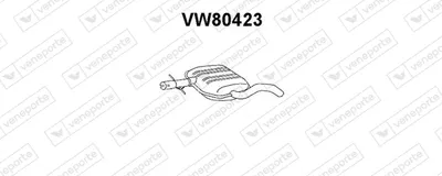 Presilenciador Vw GOLF III Variant
